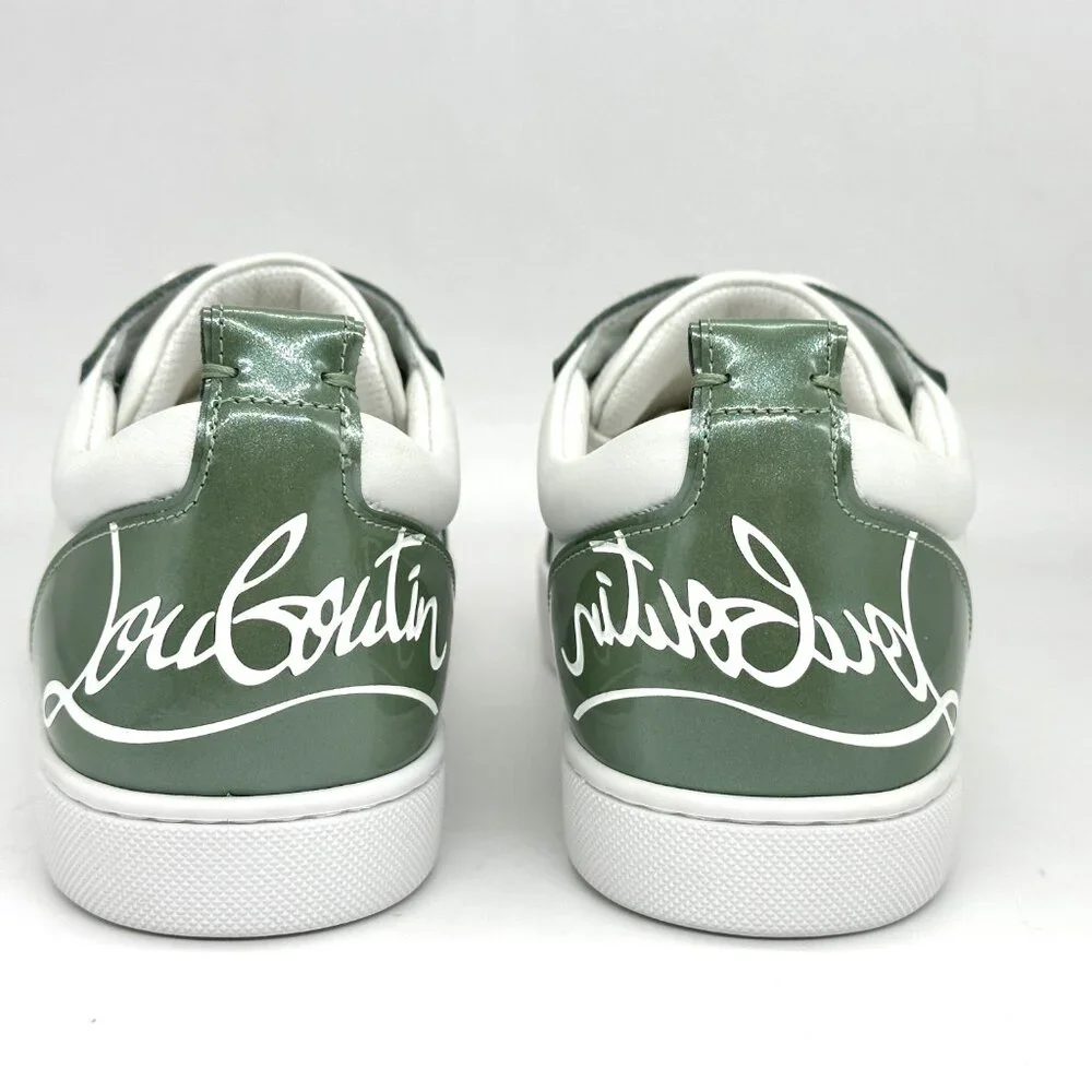 Christian Louboutin FUN LOUISE Junior Leather Signature Low Top Sneakers Shoes